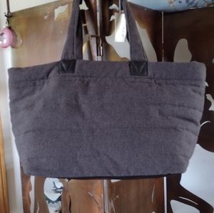 EUC A New Day Giant Charcoal Shoulder Bag